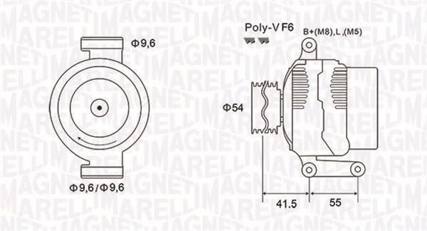 063731862010 Magneti marelli Alternator