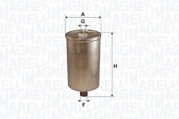 Fuel filter Magneti marelli 153071760199