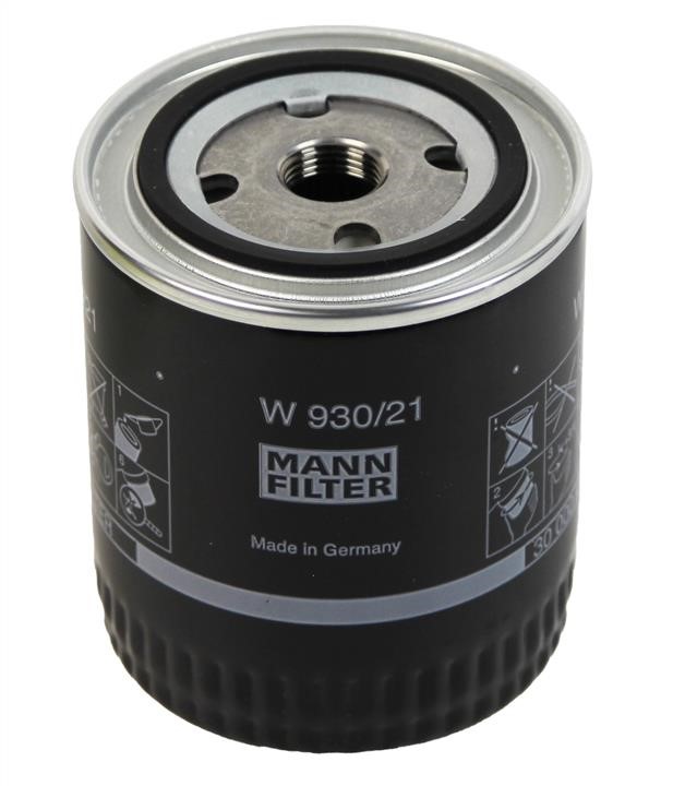 Mann-Filter W 930/21 Фільтр масляний W93021: Приваблива ціна - Купити у Польщі на 2407.PL!