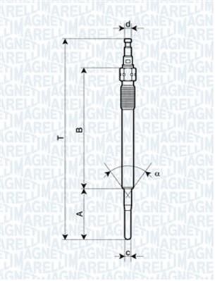 Magneti marelli 062900051304 Glow plug 062900051304: Buy near me at 2407.PL in Poland at an Affordable price!