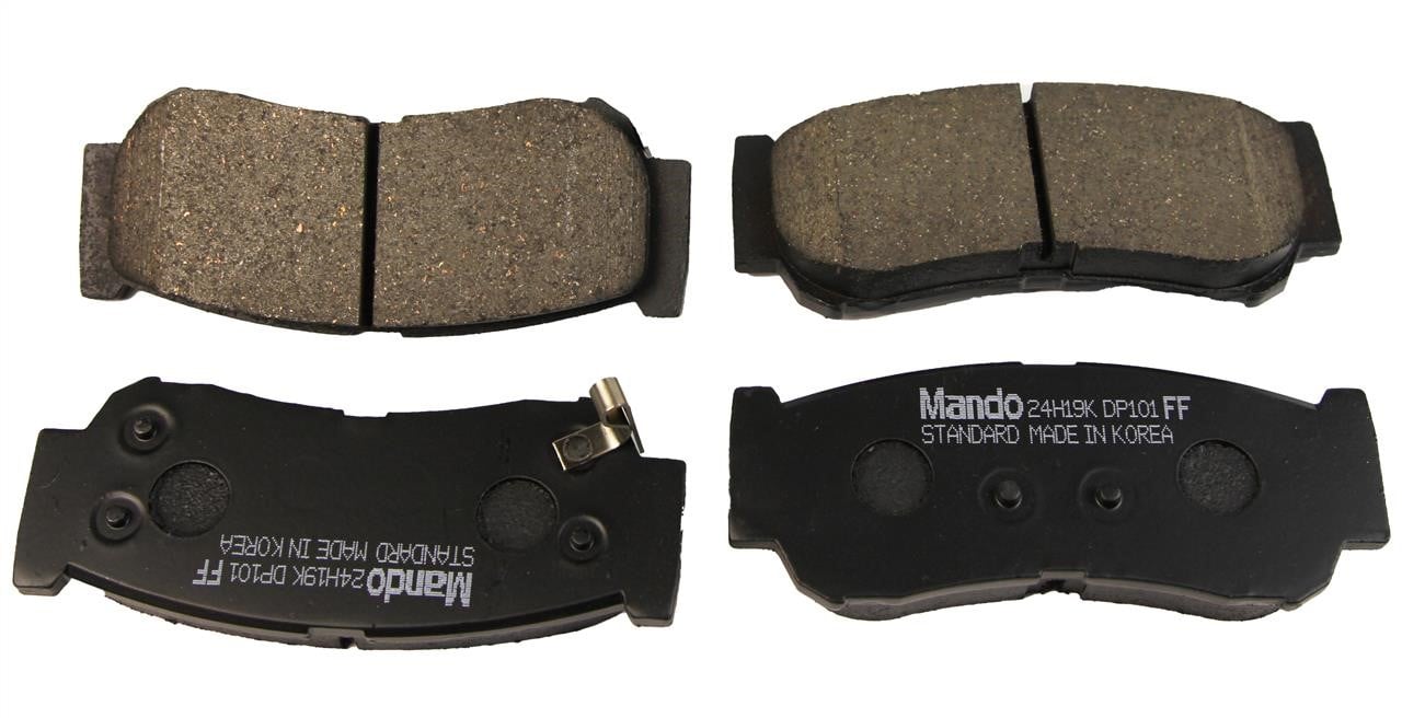 Mando MPH34 Тормозные колодки дисковые, комплект MPH34: Отличная цена - Купить в Польше на 2407.PL!
