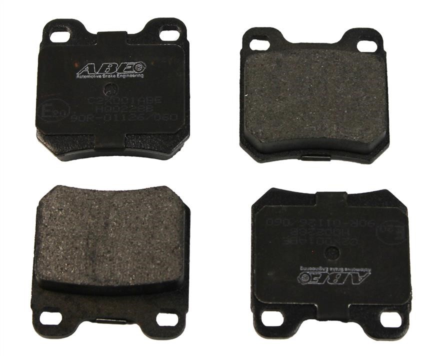 ABE C2X001ABE Rear disc brake pads, set C2X001ABE: Buy near me at 2407.PL in Poland at an Affordable price!