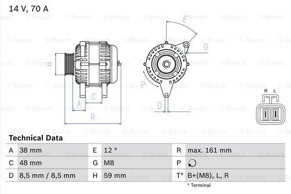 Alternator Bosch 0 986 049 570