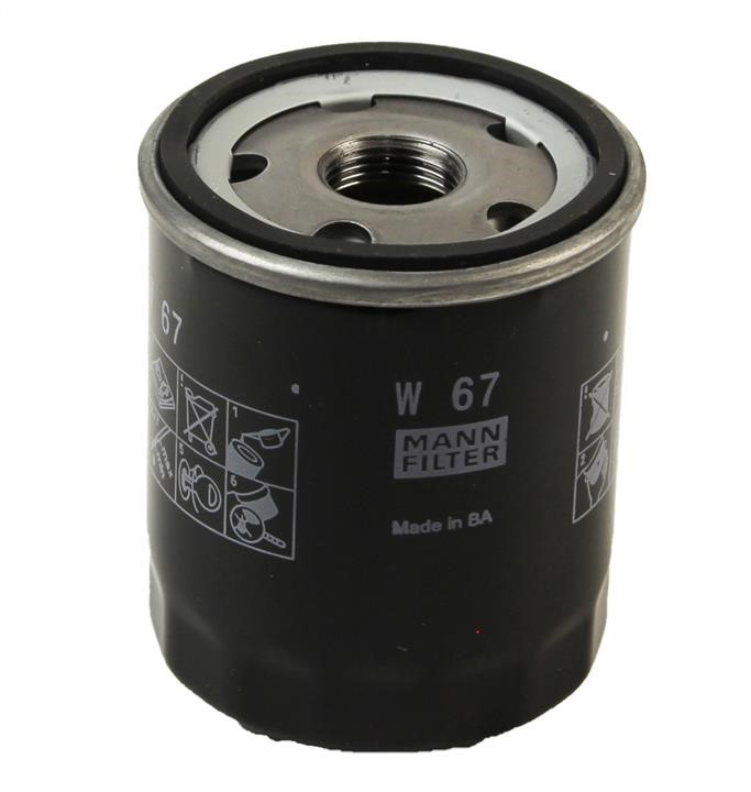 Mann-Filter W 67 Масляный фильтр W67: Отличная цена - Купить в Польше на 2407.PL!