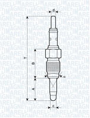 Magneti marelli 062900083304 Glow plug 062900083304: Buy near me in Poland at 2407.PL - Good price!