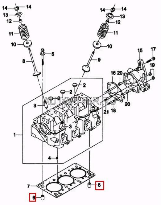 General Motors Quill, cylinder head – price 24 PLN