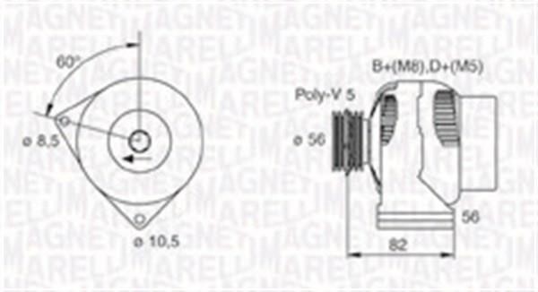 Купить Magneti marelli 063731305010 по низкой цене в Польше!