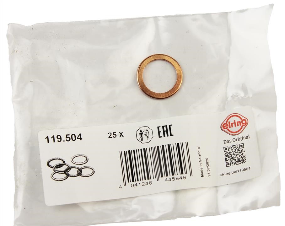 Sump plug washer Elring 119.504