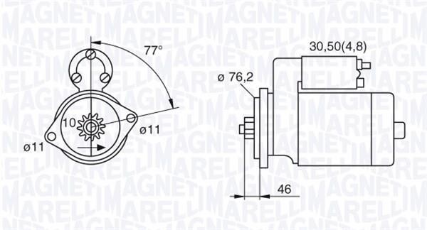 Starter Magneti marelli 063521230160
