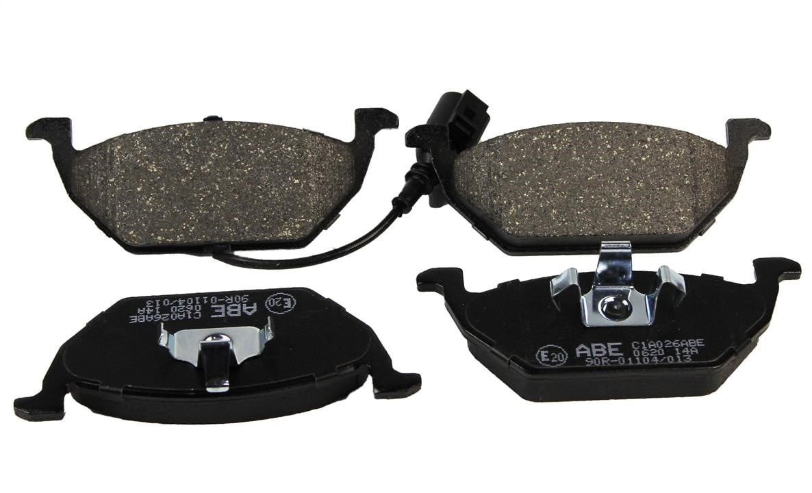 C1A026ABE ABE Front disc brake pads, set