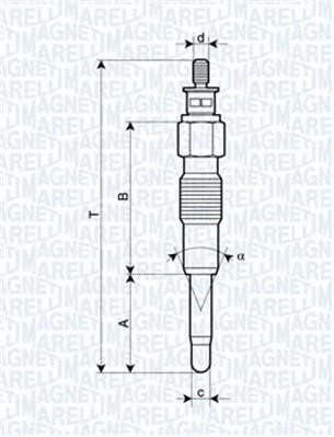 Magneti marelli 062900040304 Glow plug 062900040304: Buy near me at 2407.PL in Poland at an Affordable price!