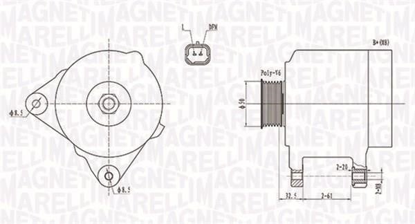 063731824010 Magneti Marelli Generator
