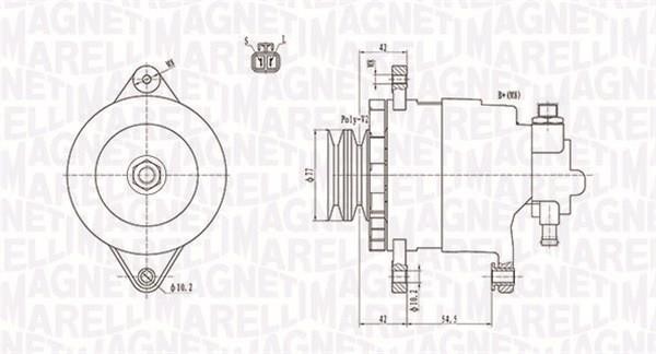 Magneti marelli 063731183010 Alternator 063731183010: Dobra cena w Polsce na 2407.PL - Kup Teraz!