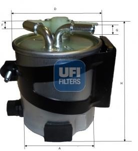 5543000 UFI Kraftstofffilter