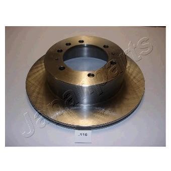 Japanparts DP-116 Rear ventilated brake disc DP116: Buy near me in Poland at 2407.PL - Good price!