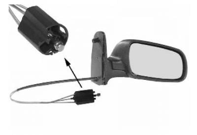 VAG 7M1 857 522 Side mirror insert 7M1857522: Buy near me at 2407.PL in Poland at an Affordable price!