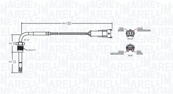 Magneti marelli 172000131010 Czujnik temperatury spalin 172000131010: Dobra cena w Polsce na 2407.PL - Kup Teraz!