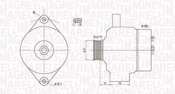 063732026010 Magneti Marelli Generator