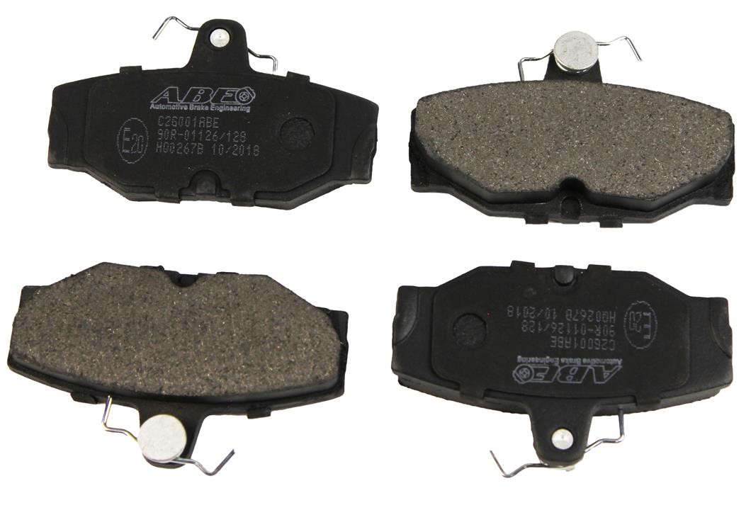 ABE C2G001ABE Rear disc brake pads, set C2G001ABE: Buy near me in Poland at 2407.PL - Good price!