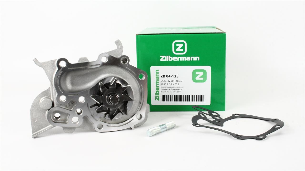 Zilbermann 04-125 Water pump 04125: Buy near me in Poland at 2407.PL - Good price!