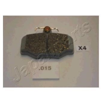 PP015AF Japanparts Тормозные колодки дисковые, комплект