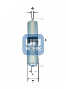 3192601 UFI Kraftstofffilter