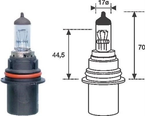 Magneti marelli Żarówka halogenowa 12V HB1 65/45W – cena 14 PLN