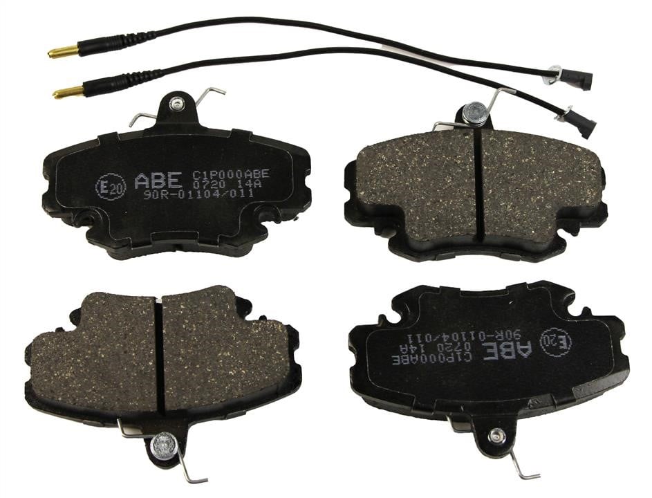 ABE C1P000ABE Front disc brake pads, set C1P000ABE: Buy near me in Poland at 2407.PL - Good price!