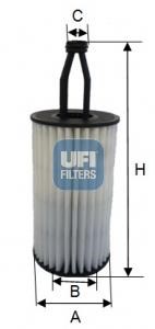 Ufi 25.172.00 Oil Filter 2517200: Buy near me in Poland at 2407.PL - Good price!