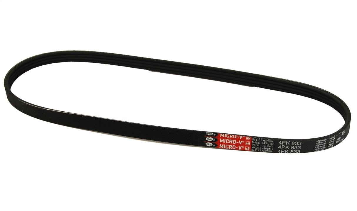 Drive belt Suzuki Wagon R: 4PK833 Gates Poly-V belt 4PK833