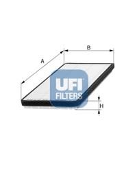 Ufi 53.374.00 Filter, interior air 5337400: Buy near me in Poland at 2407.PL - Good price!