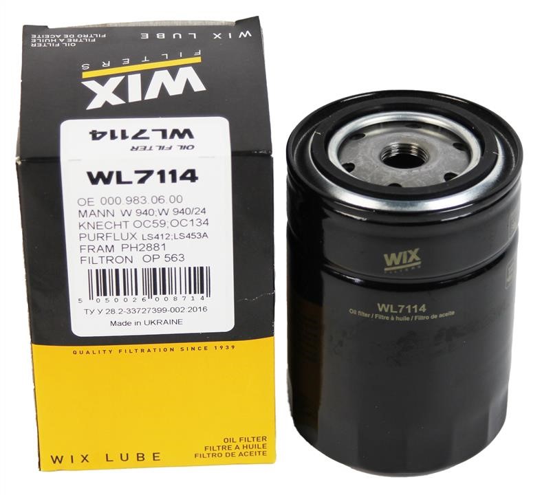 Filtr oleju WIX WL7114