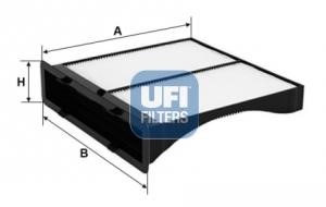 Ufi 53.329.00 Filter, interior air 5332900: Buy near me at 2407.PL in Poland at an Affordable price!
