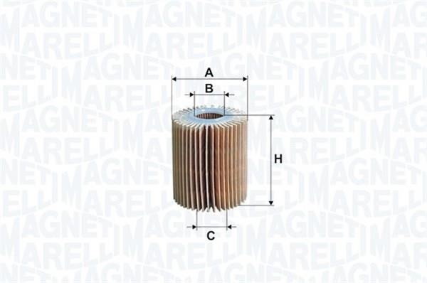 Ölfilter für Auto Lexus LC: 153071760760 Magneti Marelli Ölfilter