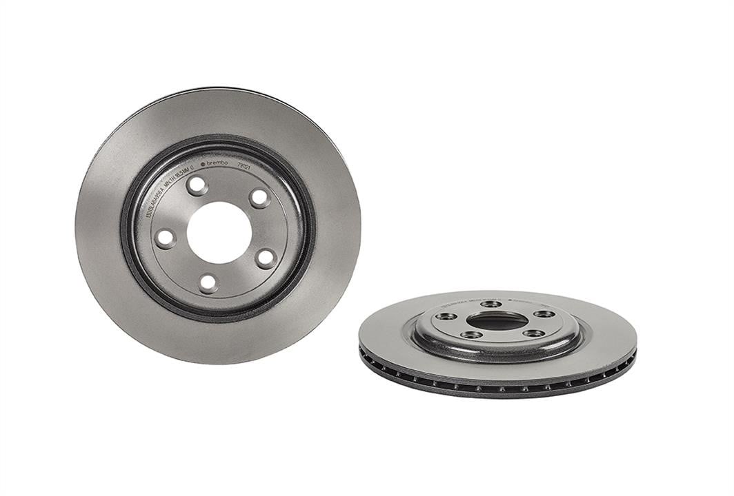 Tarcza Jaguar S-Type: 09791121 Brembo Wentylowana tarcza hamulcowa z tyłu