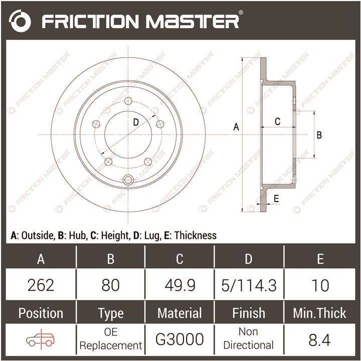 Купити Friction Master R1179 за низькою ціною в Польщі!