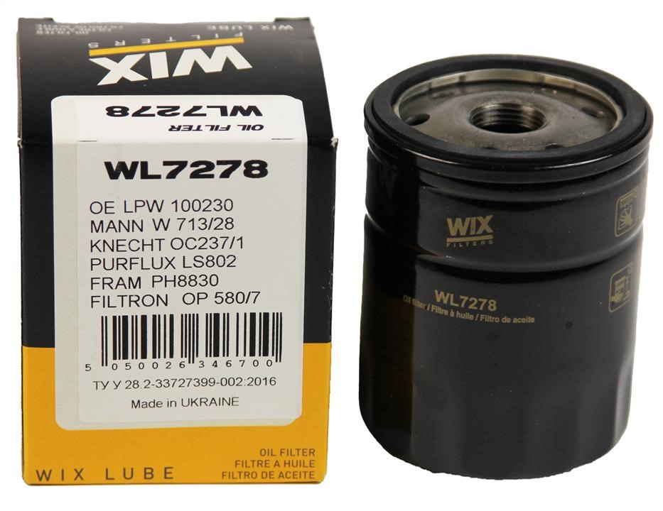 Фільтр масляний WIX WL7278