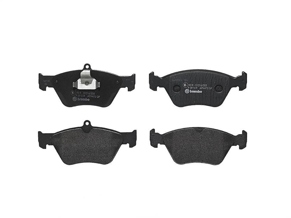 Brake pad Saab 900: P59019 Brembo Brake pad set