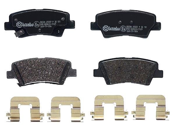 Scheibenbremsbeläge KIA Forte (Kia Forte): P30101 Brembo Bremsbelagsatz