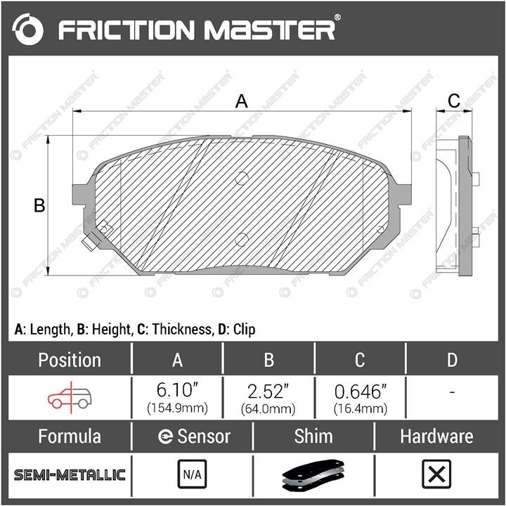 Купити Friction Master MKD1301 за низькою ціною в Польщі!