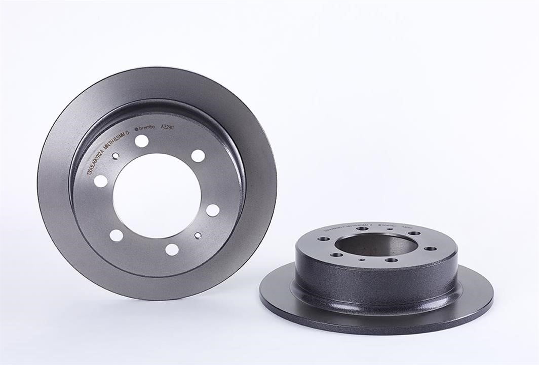 08A32911 Brembo Bremsscheibe hinten voll