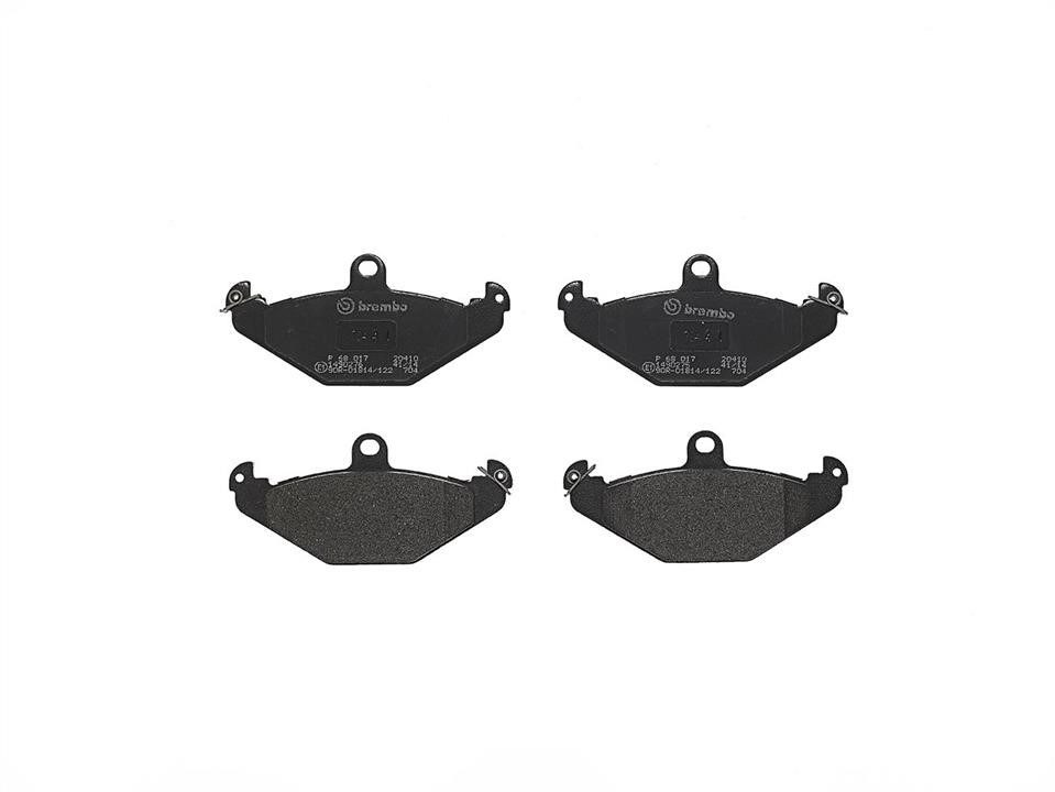 P68017 Brembo Klocki hamulcowe, zestaw
