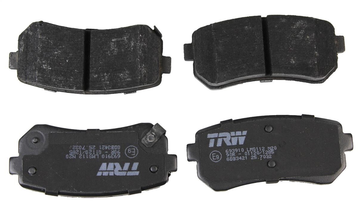 TRW GDB3421 TRW COTEC disc brake pads, set GDB3421: Buy near me in Poland at 2407.PL - Good price!