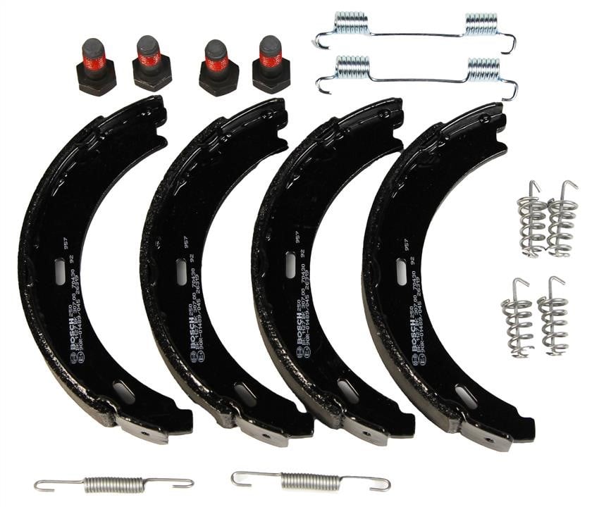 Bosch 0 986 487 543 Parking brake shoes 0986487543: Buy near me in Poland at 2407.PL - Good price!