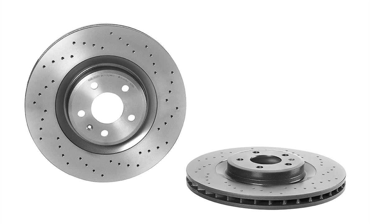 Brembo 09.B039.1X Ventilated brake disc with perforation 09B0391X: Buy near me in Poland at 2407.PL - Good price!
