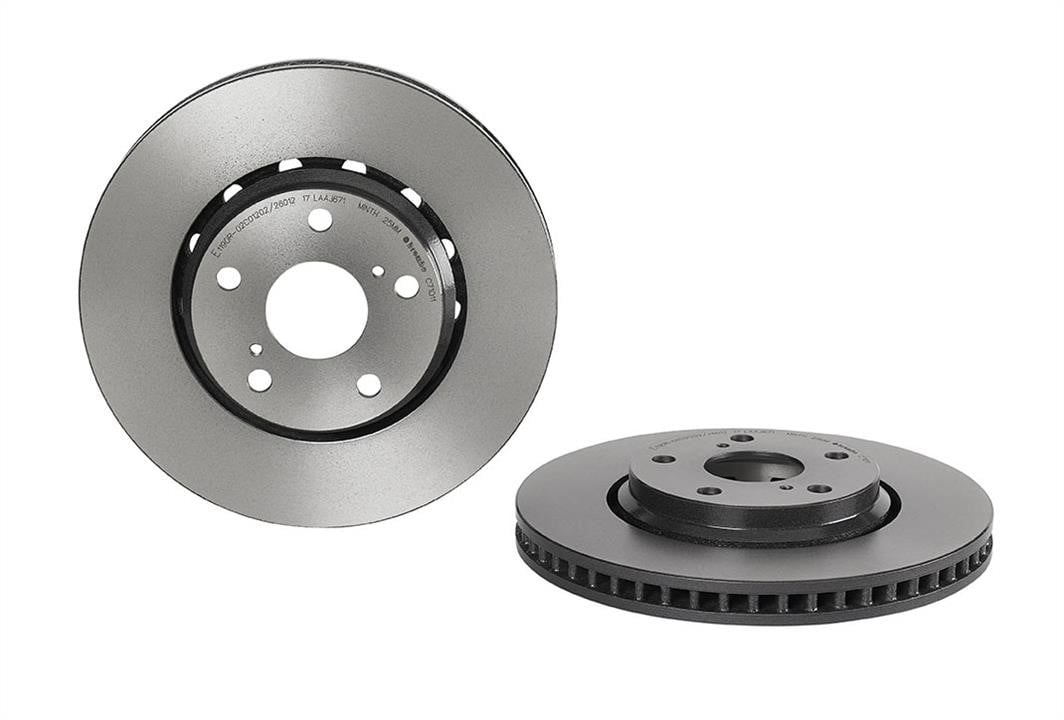 09C71011 Brembo Тормозной диск передний вентилируемый