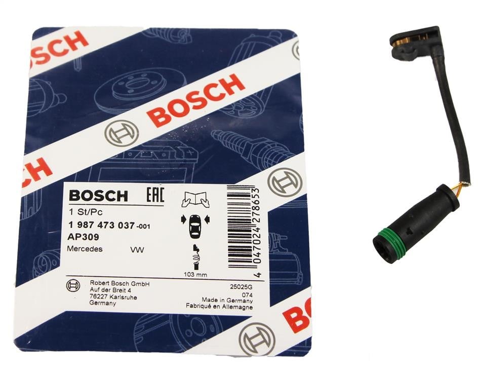Czujnik zużycia klocków hamulcowych Bosch 1 987 473 037
