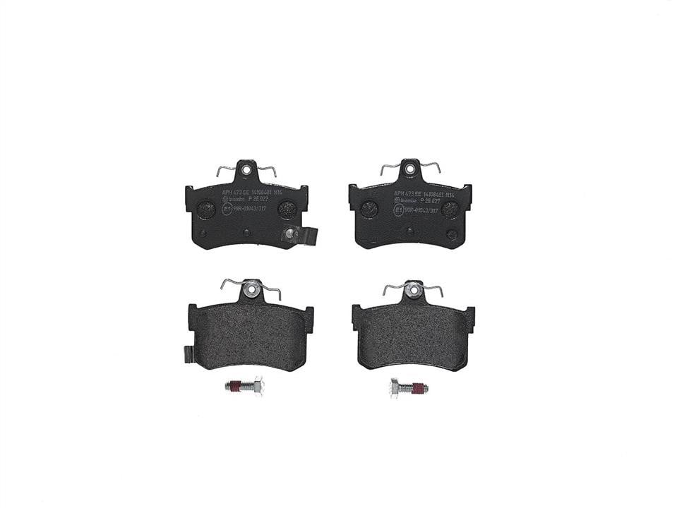 P28027 Brembo Bremsbelagsatz