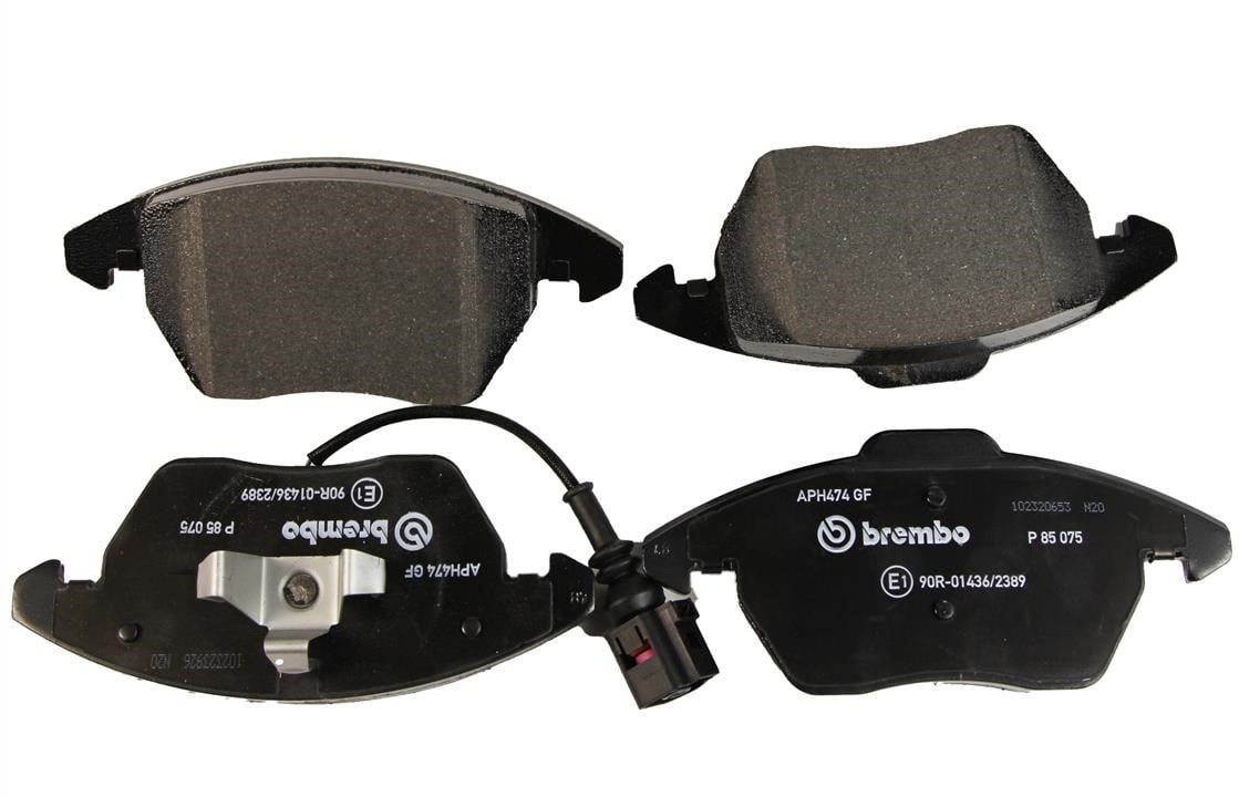 P85075 Brembo Klocki hamulcowe przód, komplet