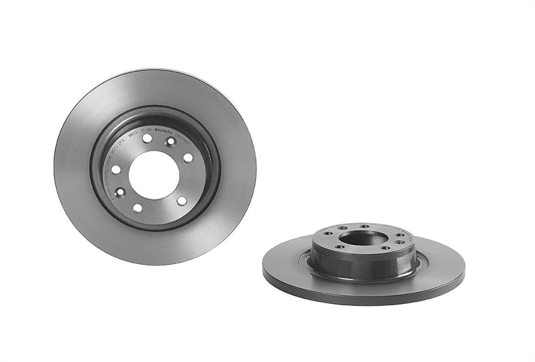Brembo 08.A456.11 Unventilated brake disc 08A45611: Buy near me in Poland at 2407.PL - Good price!